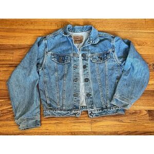 Vintage Levi's Denim Jean Jacket XL 37466 0214 USA Made Trucker Unworn VTG 90s‎